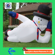 Massive inflatable sprawling snowman giant inflatable snowman christmas decoration for sale